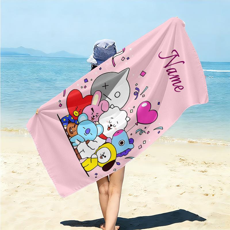 Personalized Monster Truck Adventure Beach Towel Microfiber Beach Towel Thin Absorbent for Beach Swimming Yoga Bath Sports. 091083