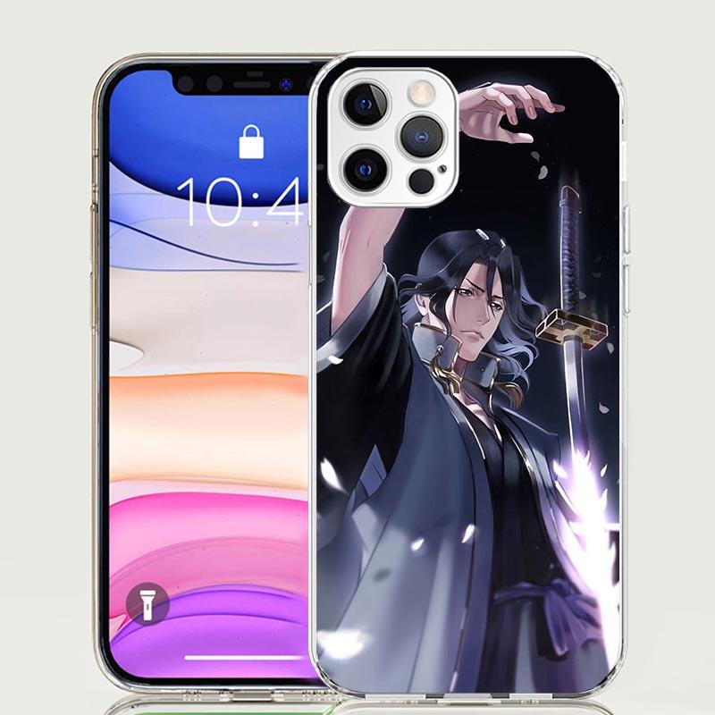 Bleach Kuchiki Byakuya Phone Case For iPhone 17 Air 16 15 Plus 11 14 Pro Max 13 Mini 12 7 8 + SE Pattern Art Customized Cover 17
