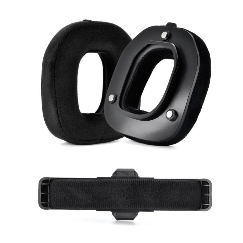 2x Strapazierfähige Ohrpolster für Astro A40TR Kopfhörerhüllen Ohrmuschel Leicht austauschbare Ohrpolster Hüllen Abdeckung Stirnband Kissen