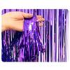 2M Foil Fringe Curtains Background Decoration Foil Tassel Curtain  Birthday Party