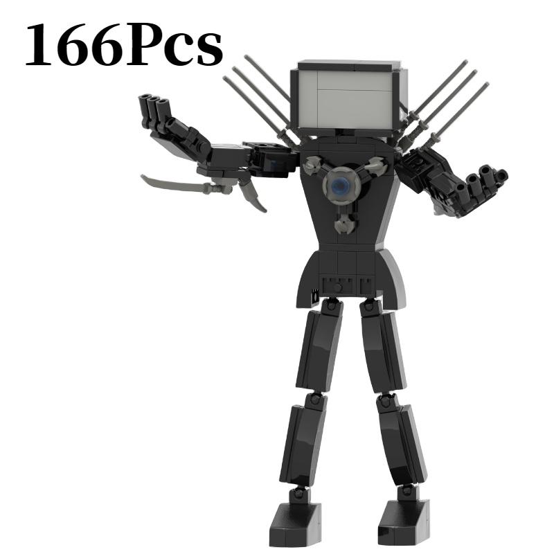 

Туалет Скібіді АБС-пластик Будівельні блоки 0,5 кг Набір для конструювання з дрібних деталей TV