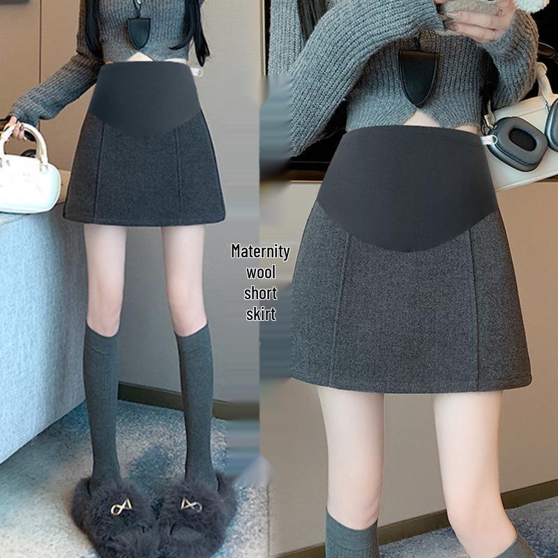 

Essential High-Quality Woolen Pencil Skirt for Autumn/Winter: High-Waisted, Casual, Versatile, and Hip-Hugging 2XL чёрный
