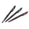 UNI-BALL Air UBA188M 0.5mm Roller Ball Pen Pack of 3 with Blue Black Red Ink Smooth Writing
