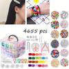 Matériaux pour Bijoux DIY Perles Kit Bracelet Fabrication Collier Jouets Manuels Perles Jeux Cadeau Enfant Fait Main Matériel Élastique