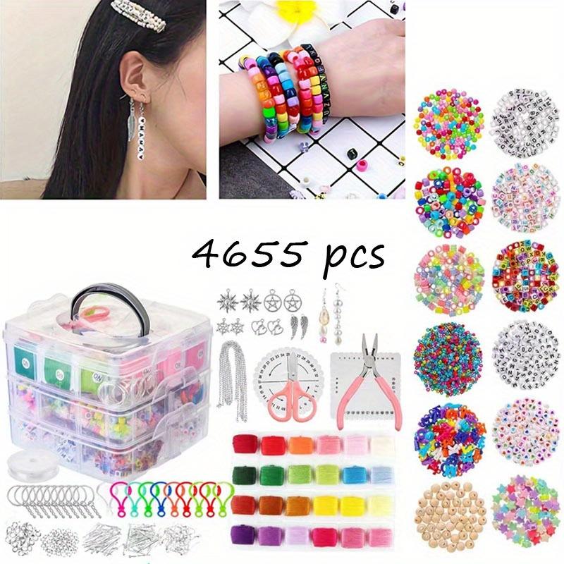DIY Jewelry Material Beads Bracelet Kit Making Necklace Manual Toys Pearls Games Handmade Children s Gift Material Elastic