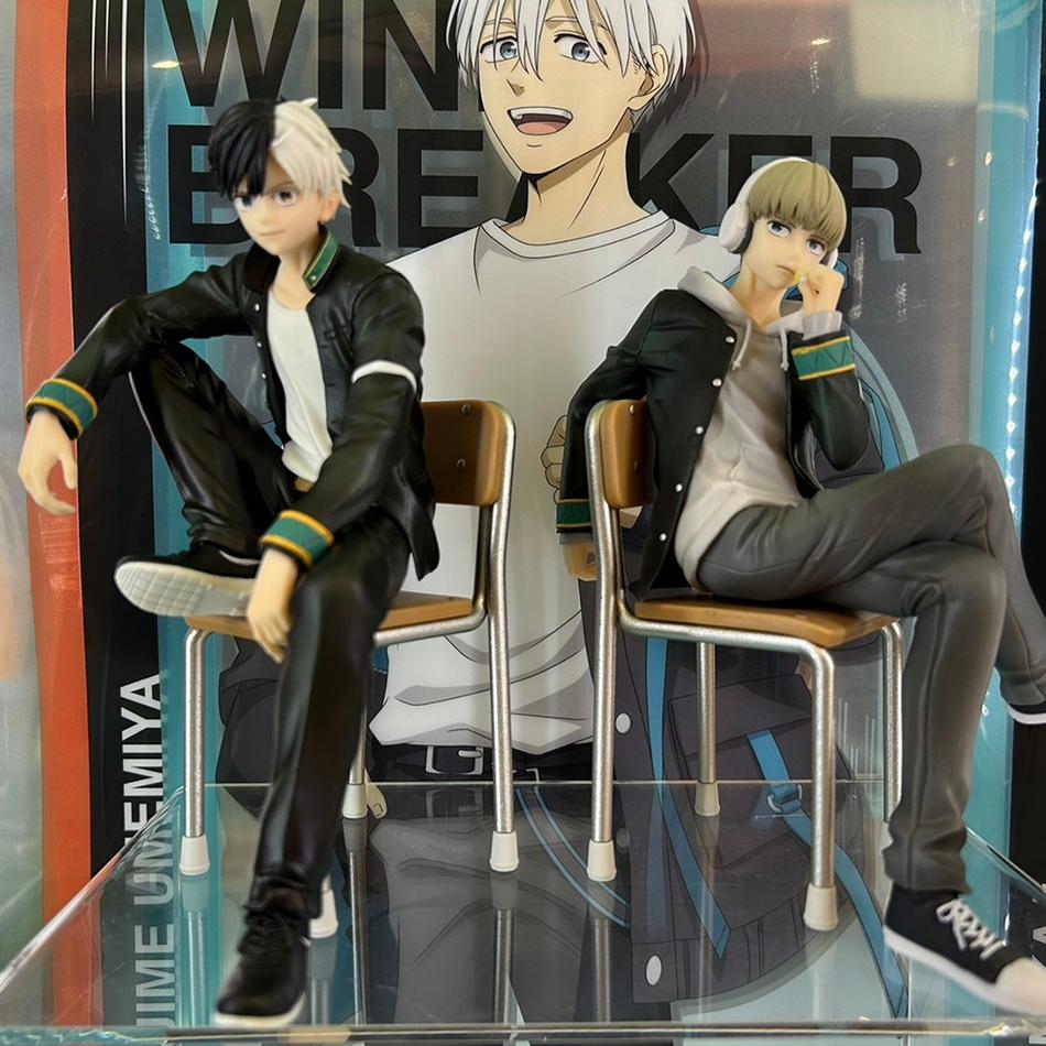 Wucifang Jewelry 15Cm Anime Wind Breaker Sakura Haruka Figure Kaji Ren Noodle Stopper Sitting Model Toy Gift Doll Action Figure In Stock