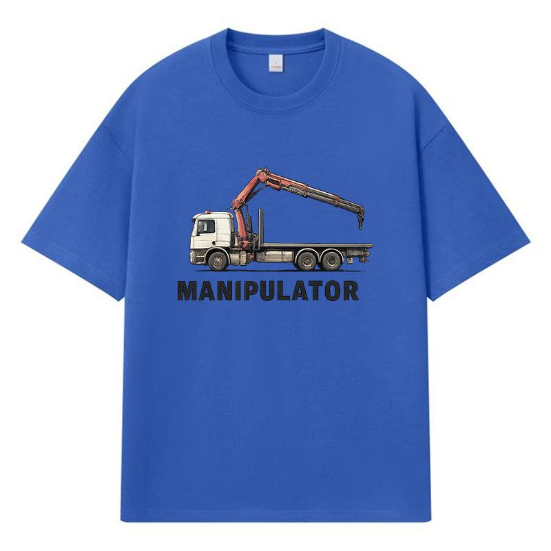 2026 Manipulator Bedrucktes Grafik Streetwear Y2k Harajuku Herren Damen Kleidung 100% Baumwolle T-Shirt Lässig Oversized Sommer Herren T-Shirt