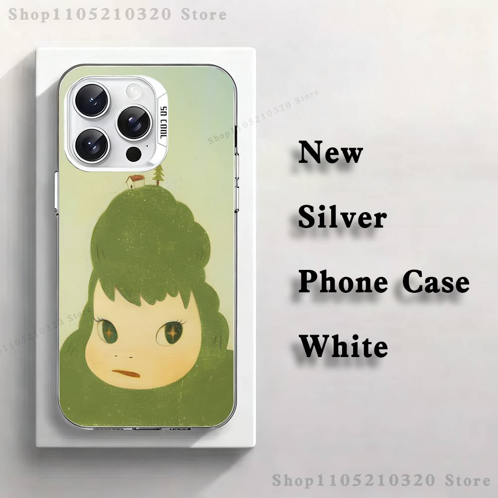 Cute Y-Yoshitomo N-Nara Phone Case For iPhone 17,16,15,14,13,12,11,Pro,XS,Max,Plus,Mini,SE4,E White Matte Shockproof Cover