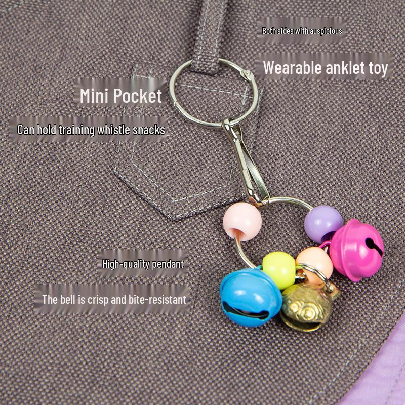 Parrot Diaper Nappy & Shawl Protector: Anti-Scratch/Bite Peony Design for Budgie & Cockatiel