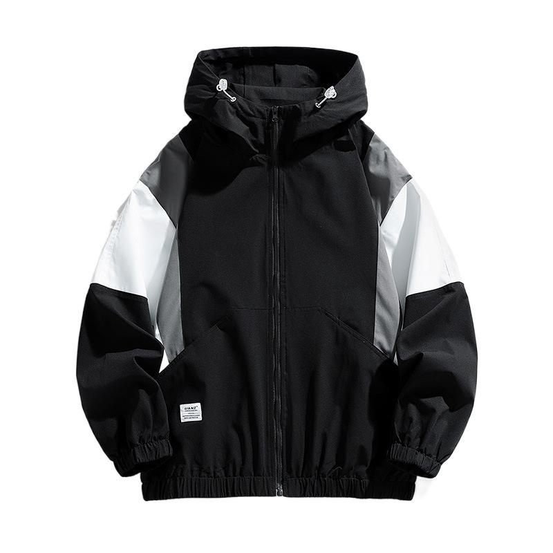 Contrasting Colors Men's and Women's Same Jacket Jacket Men's Spring and Autumn Trendy Sports Jacket