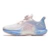 Anta Kids Energy Storage Lightweight Shock Absorption Low Top Running Shoes Kids Running Shoes Pink Blue 322415501-1