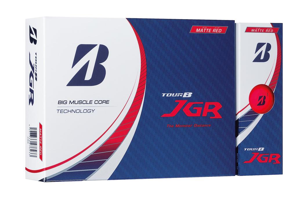 BRIDGESTONE TOUR B JGR Golf 2023 Matte J3RX Balls, Model, 12-Pack, Red,