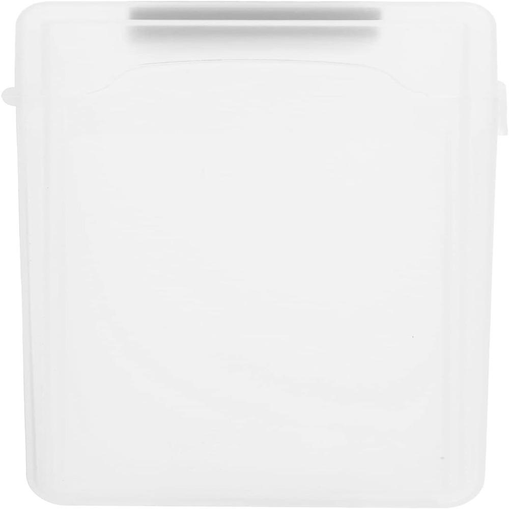 2PCS Transparent Design Hard Drive Storage Case 3.5 Inch Size External HDD Case Travel Use