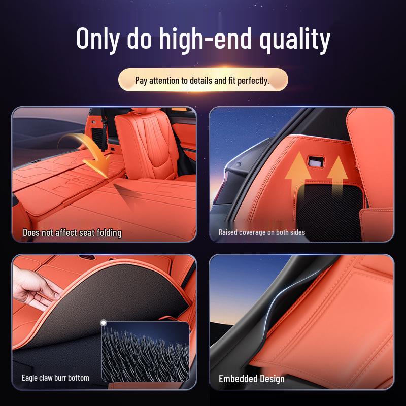 BYD Tang L 2025 Trunk Mat for EV/DM-i/DM-p - Full Coverage Tail Box Mat