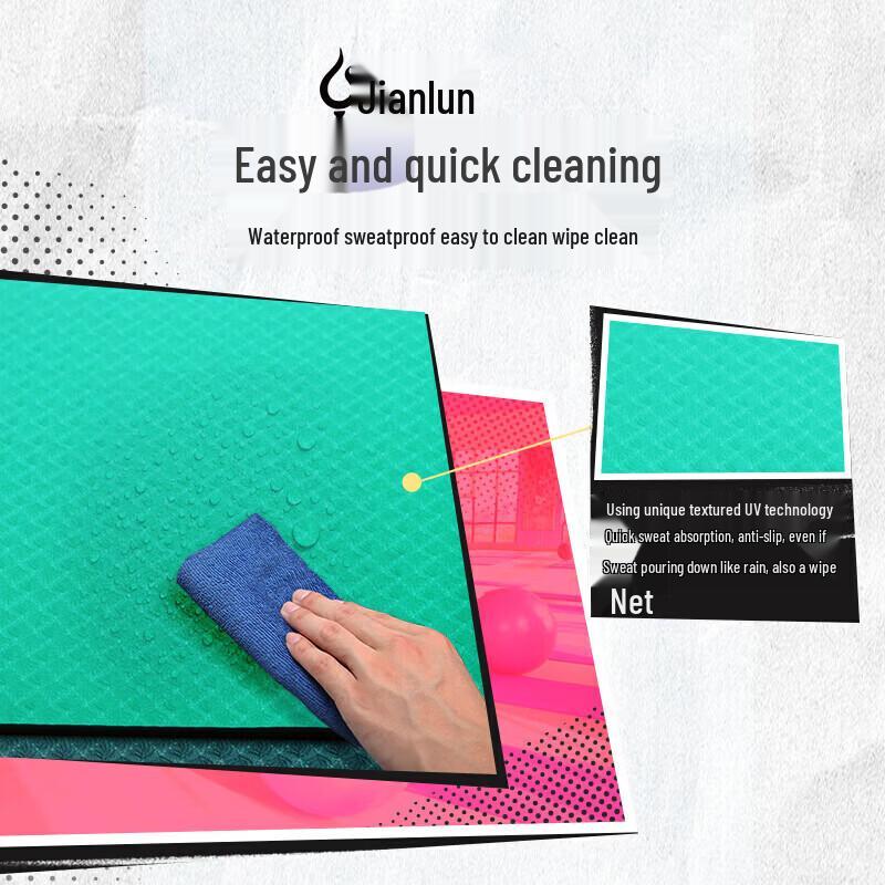 JEEANLEAN Extra Thick Non-slip Yoga & Sit-up Mat