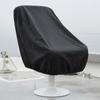 Waterproof Boat Seat Cover Black Helm Quick Removal for Yacht