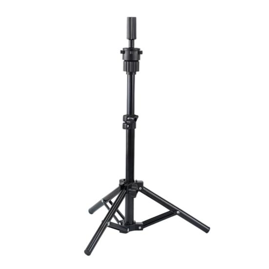 Wig Head Display Stand 0.5/1.6M Mannequin Stand, Height Adjustable Hair Perming Training Tripod for Cosmetology, Hairdressing Training, Styling Holder