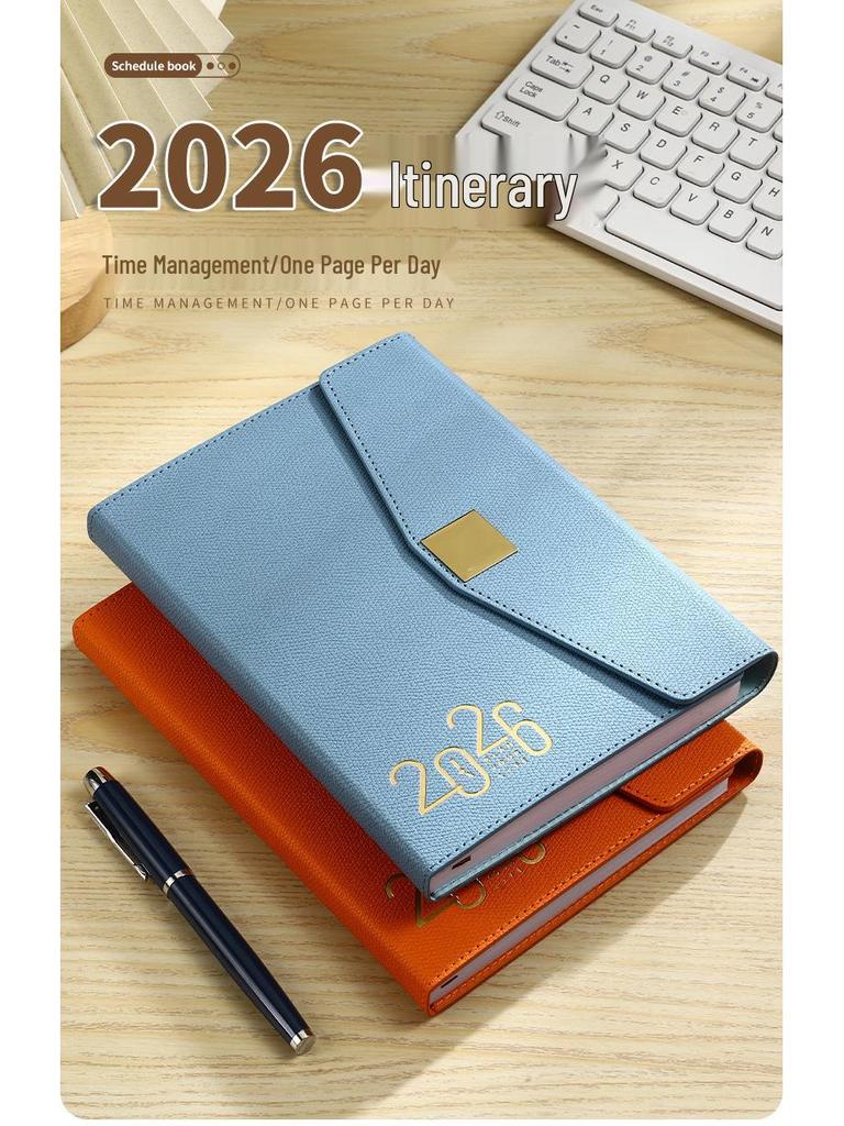 A5 Spanish-English 2026 Daily Planner & Journal Gift Set