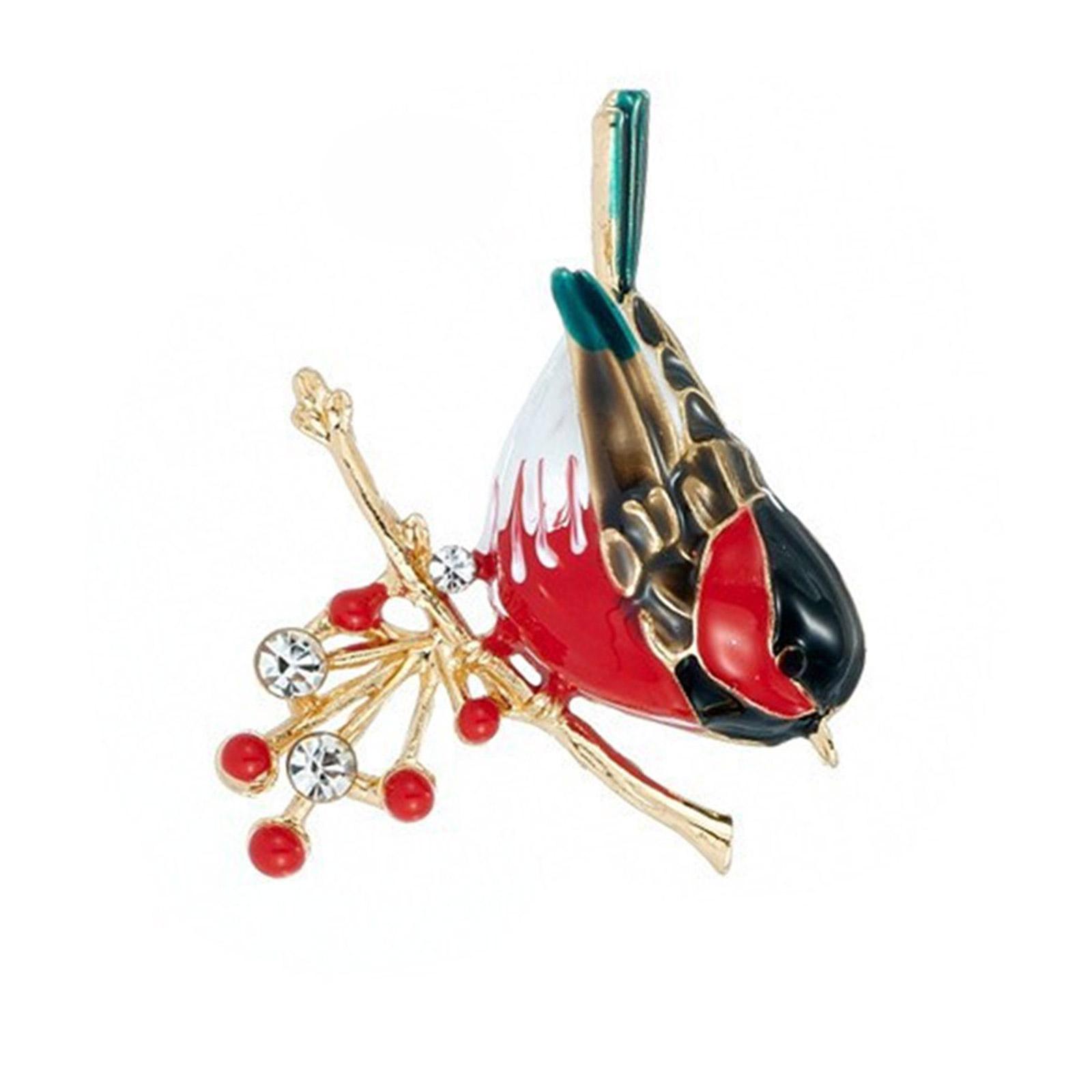 

Элегантная прочная брошь-воробей из сплава с отделкой стразами, украшение для модных женщин и особых случаев 21