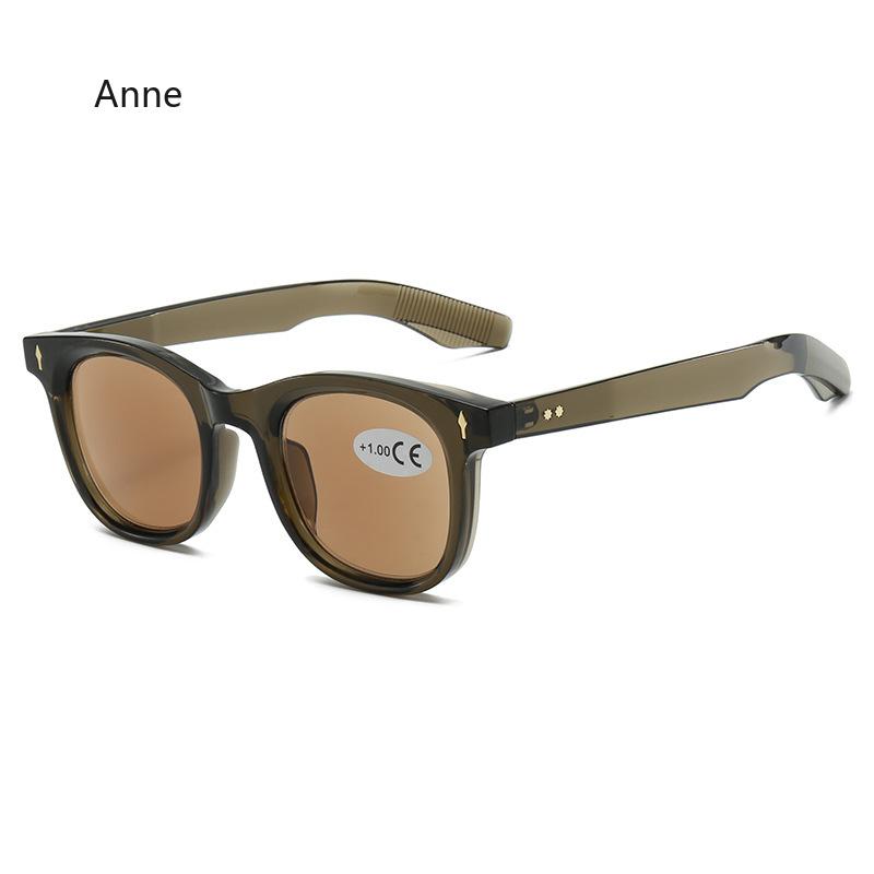 

Модные солнцезащитные очки для чтения Женские Мужские Очки для пресбиопии Круглые Очки для дальнозоркости Защита от УФ-лучей UV400 Диоптрии +1.0 +4.0 Óculos 4