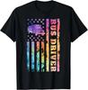 School Bus Driver 4th of July American Flag Back To School Gift Unisex T-Shirt