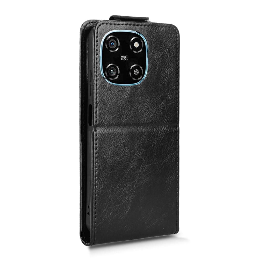 For Blackview Color 6 Stand Case Magnetic Clasp Vertical Flip Leather Phone Cover with Card Holder