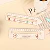 Wooden Size Children'S Learning Ruler For Back To School Season Children'S Commendation Gift For Back To School Season
