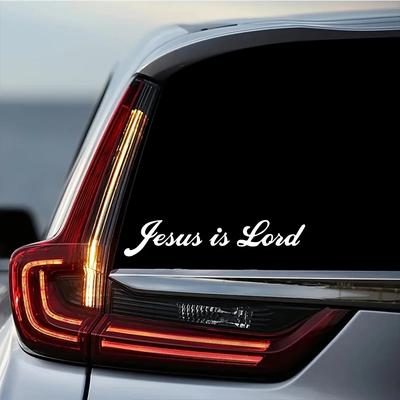 Jesus Is Lord Sticker Car Body Window Christian Christ Religious Vinyl Decal Letter Graphics Motorcycle Truck Laptop Accessories
