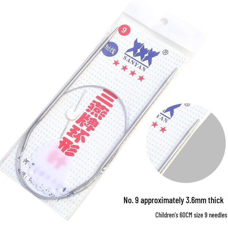 Sanyan Stainless Steel Circular Knitting and Crochet Needles Set