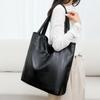 Women's Tote Bag Middle-Aged Soft Leather Large Capacity Shoulder Bag Underarm Bag