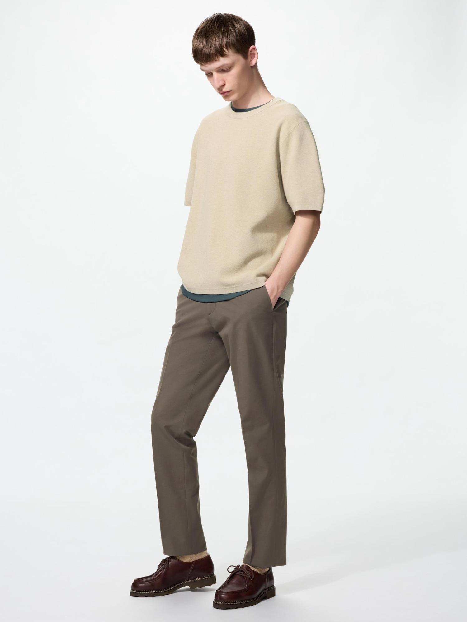 Uniqlo Япония Впечатляющие брюки Хлопок Нравится 37 BROWN/85