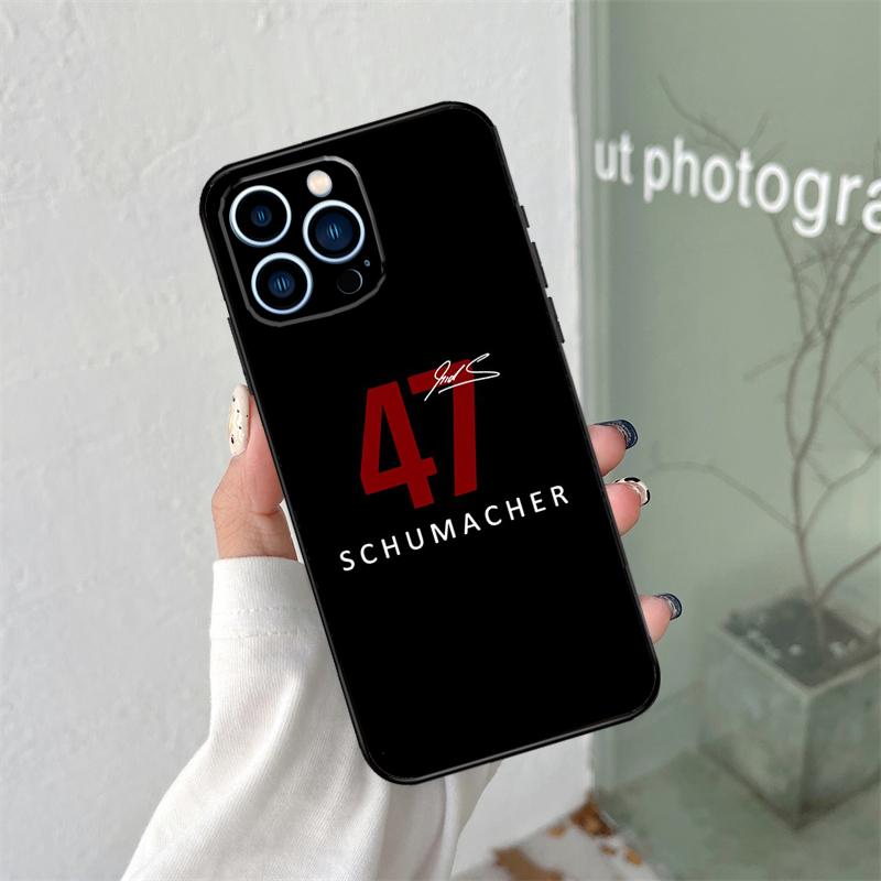 

Schumacher Formula 1 F1 Phone Case For iPhone 16 15 13 12 Mini 11 14 Pro Max X XR XS MAX Plus Cover Coque iPhone X XS