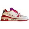 Trainer Upcycling Sneakers 'White Red Purple For Sydney' 1A9DA5