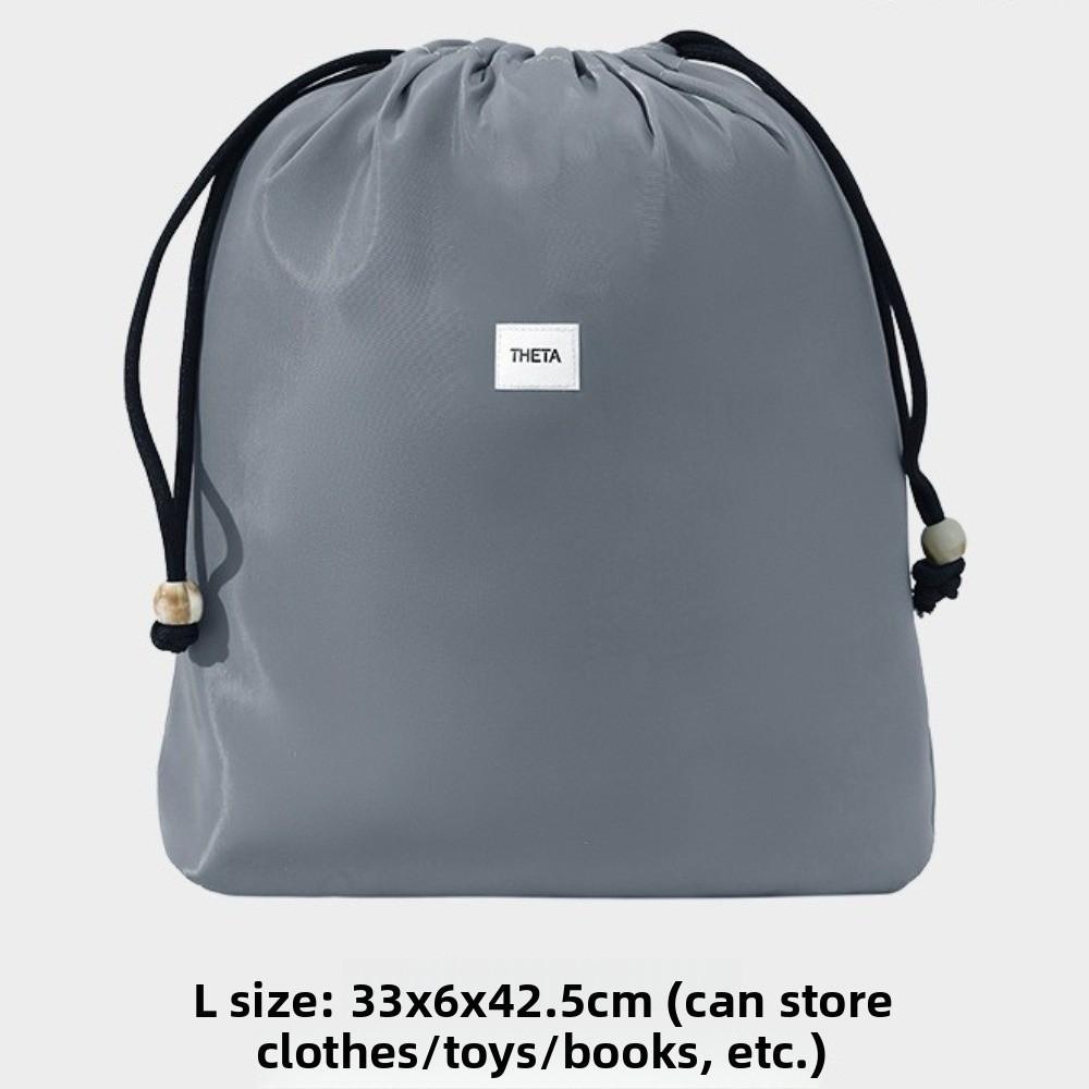 Polyester Travel Storage Bag Dustproof Multi-size Clothing Organizer Bag Washable Large Capacity Drawstring Bag for Outdoor Use
