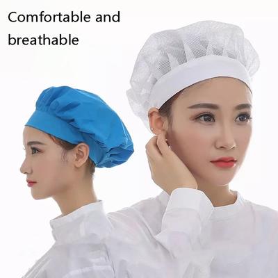 Unisex Elastické Sieťované Čiapky Kaviareň Bar Kuchyňa Reštaurácia El Pekáreň Čašník