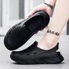 Sommersandalen Herren Strandslipper Plateau Weiche Sohle Wasserdicht Rutschfest Sandalen Wasserschuhe Outdoor Sport Ausgehöhlt Herrenschuhe