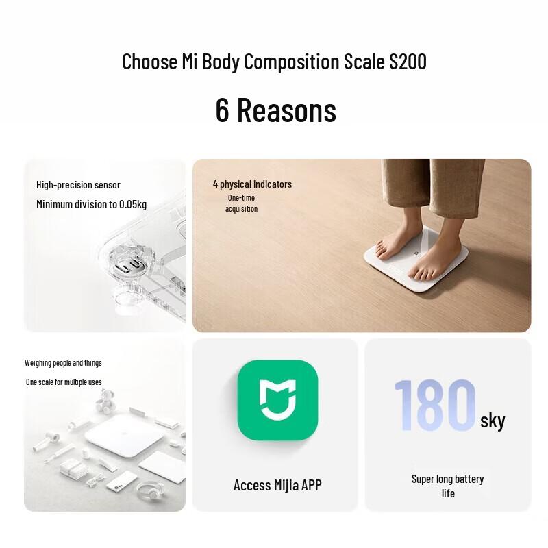 Mijia Xiaomi Smart Body Scale S200 (CN version)