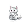 Copper Metal Animal Charm Bead Components Bear Rabbit Dog Panda Elephant Pig Kapibala Bead Components Pendant Bead Components Compatible With