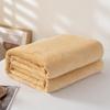 Solid Color Flannel Blanket - Summer Sofa Nap Cover, Coral Fleece Bed Sheet, Gift Blanket