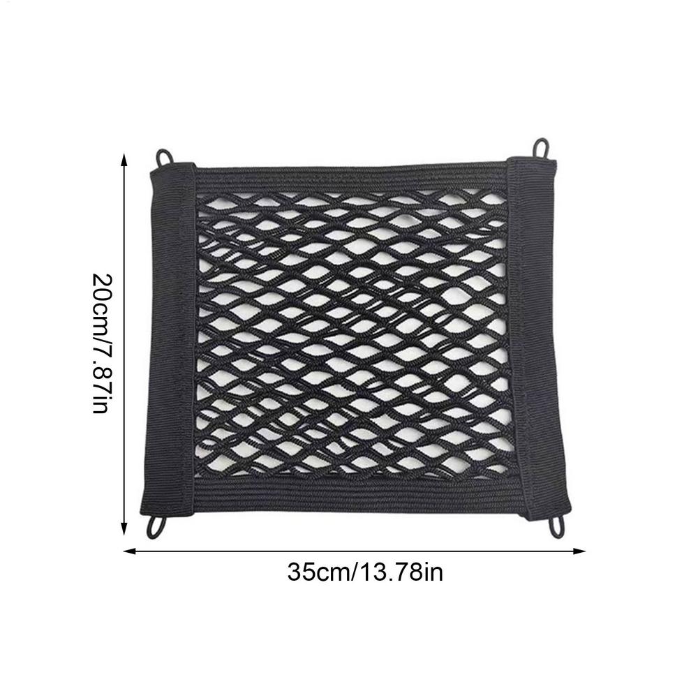Motorcycle Cargo Net High Strength Elastic Mesh Cargo Net with Motorcycle Net Storage Bag Nylon Cargo Organizing Supplies