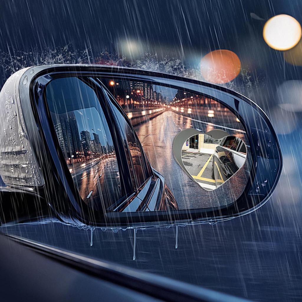 For Trucks Side View Mirror Blind Spot Removable Wide Angle Convex Rearview Mirror Rearview Convex 2 Piece Stick On Accessories