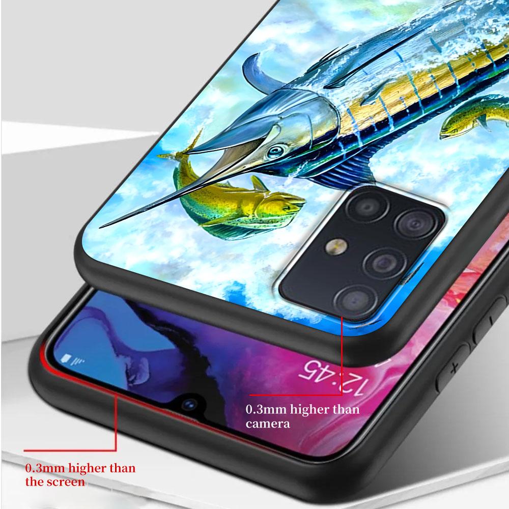 Trout Fish Fishing Case for Samsung Galaxy A51 A53 A54 A31 A52 A12 A13 A21s A22 A32 A11 A22 A33 A41 A52s A73 A14 TPU Phone Cover