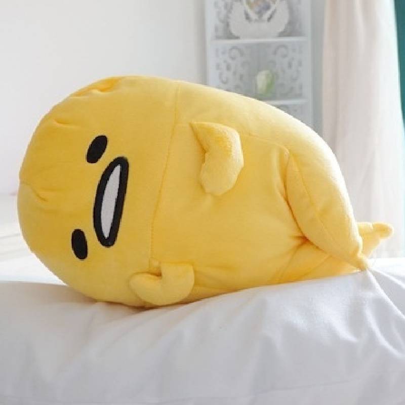

Gudetama Plush Toys Stuffed Doll Cartoon Throw Pillow Decoration Gifts Kids Style A