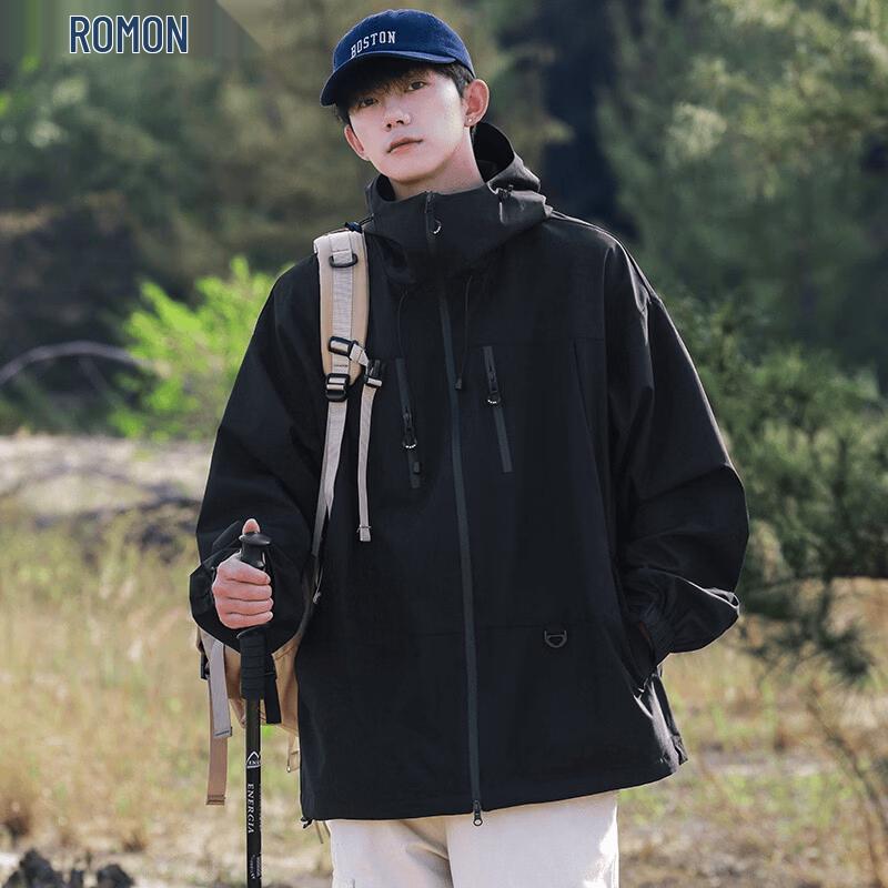 Luomeng Men s Waterproof Spring Autumn Jacket 3XL