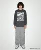 MAHAGRID Basic Logo Nylon Pant Gray(Mg2Efmsc01A)