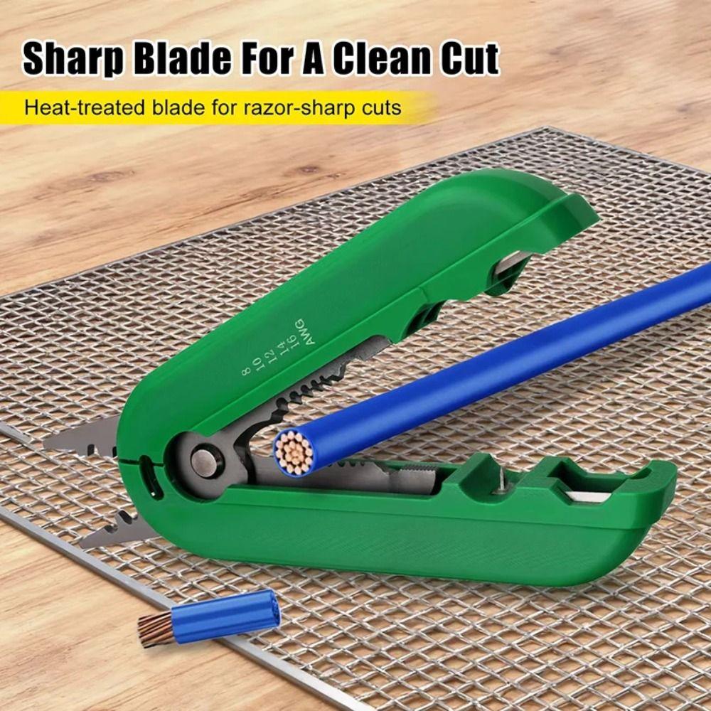 Small Wire Stripper Tool Anti-slip Wire Stripper Crimper Wires Stripping Tool All-in-One Mini Micro Wire Strippers