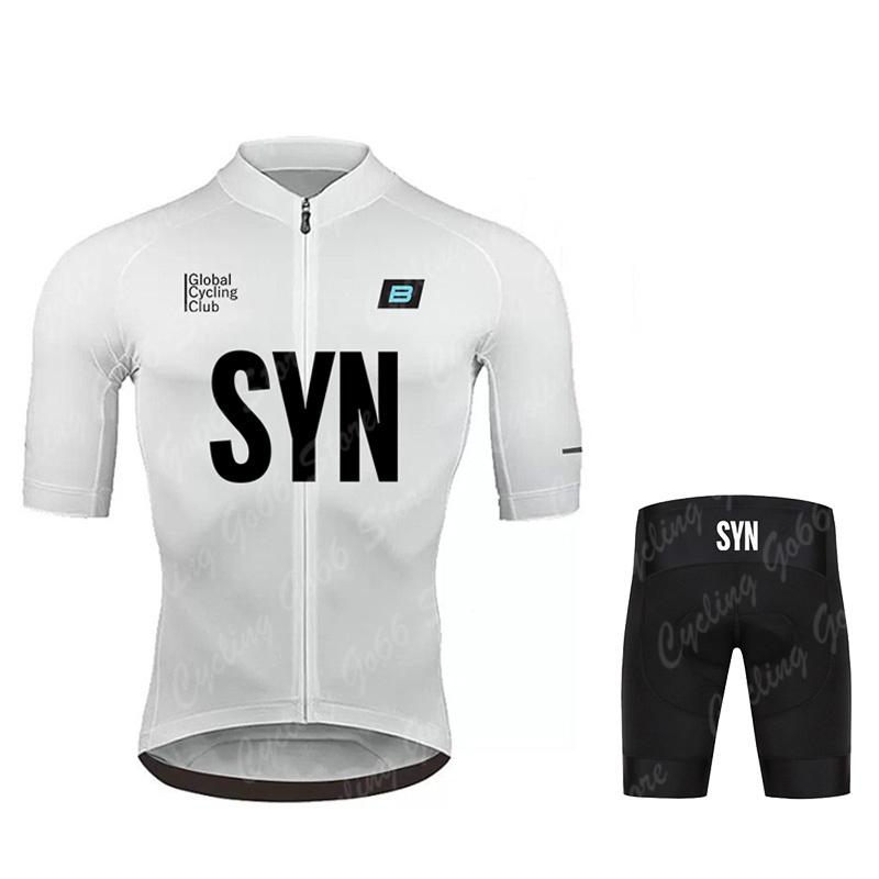 2026 SYN Maillot de manga corta para hombre Conjuntos de ciclismo de verano Camiseta de bicicleta de montaña Ropa de ciclismo transpirable Uniforme de ciclismo MTB