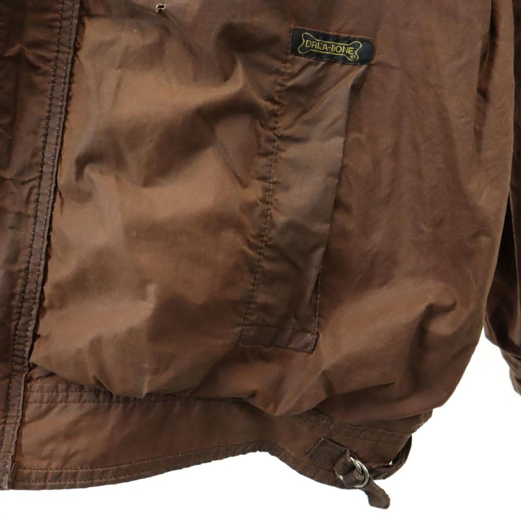 DRIZABONE oiled jacket Jacket XXL Brown Big Size Men's Used