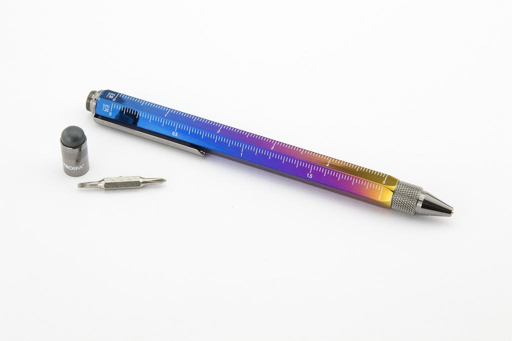 TROIKA Spectrum Ballpoint Pen Multi-Ballpoint Pen, Construction, TR-PIP20/MC Multi-Function