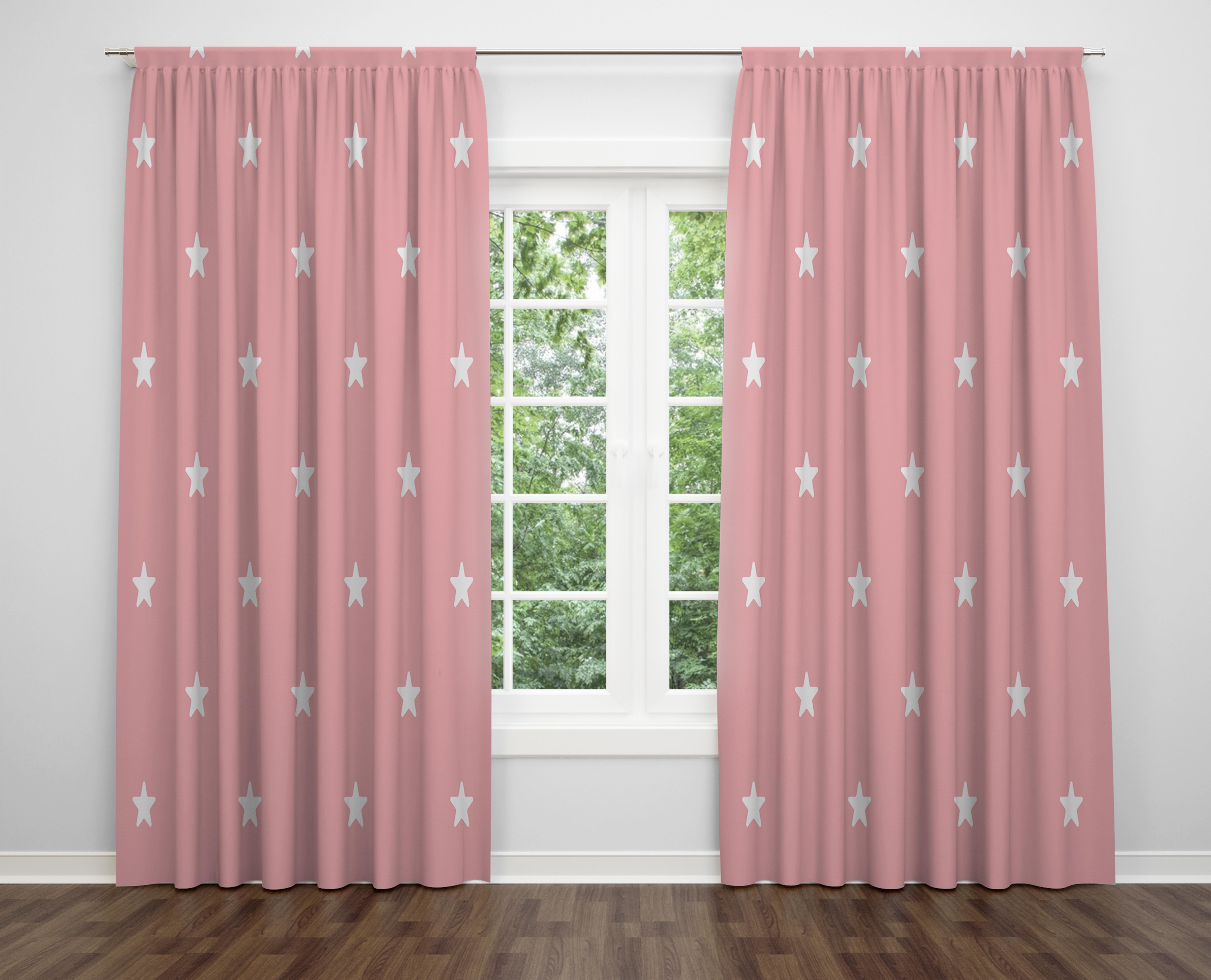 

Декоративний дизайн, високоякісна бавовняна тканина, ви можете вибрати одну або подвійну фіранку з крила 1 piece різнокольоровий